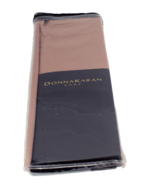 Donna Karan Home Euro Pillow Sham Ottoman Cognac Silk Trim Sealed New - $44.87