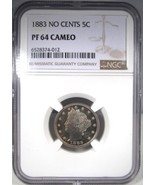 Blue Chip Quality 1883 Proof Liberty Nickel Low-Pop NGC PF64 Cameo AN762 - $693.00