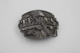 Vtg. 1989 Texas Commemorative Belt Buckle Detailed Pewter #332/5000 Us Made - £16.31 GBP
