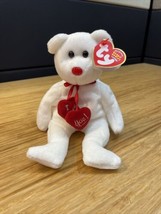 Ty Beanie Baby Truly Beanie Bear Plush 2004 Valentine&#39;s Day I Love You K... - £11.48 GBP