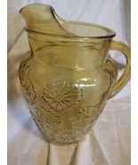 Mid Century Modern Amber Pitcher - $24.00