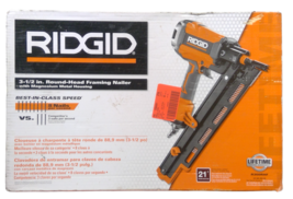 Used - Ridgid R350RHF 3-1/2&quot; Round-Head Framing Nailer (Tool ONLY)---READ--- - £70.35 GBP