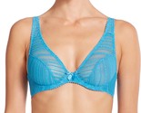 L&#39;AGENT BY AGENT PROVOCATEUR Womens Bra Esma Non Padded Lace Turquoise S... - $74.15