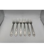 Set of 6 International Stainless Steel PUEBLO Salad Forks - $49.99