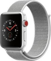 Apple - Apple Watch Series 3 (GPS + Cellular), 42mm Silver Aluminum Case... - $225.00
