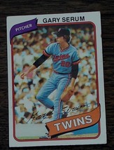Gary Serum, Twins,  1980  #61 Topps Baseball Card - GDC CONDITION - £2.36 GBP