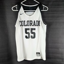 Colorado Womens Basketball Jersey Medium White 55 Nike Buffaloes - $31.72