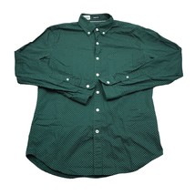 American Eagle Shirt Mens Small Green Long Sleeve Button Up Soft Casual - £14.89 GBP