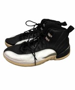 Jordan 12 retro playoff black &amp; white jumpman mens size 9.5 - $2,757.68 MXN