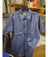 Red Kap Men&#39;s Industrial Work Shirt, Regular Fit, Short Sleeve, Navy Sz ... - $34.27 CAD