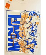 Marvel Super Heroes Men&#39;s White T Shirt &quot;KIAI&quot; Anime Style Avengers X-Me... - $106.24 MXN