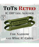IC DIP Leg Aligner Green For Vintage 8-Bit Chips, Commodore 64, 128 & more - $8.99