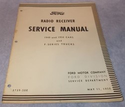 Original Ford Motor Co Radio Receiver Service Manual May 1950 F Series T... - £15.62 GBP