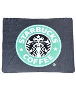 Vintage 1990&#39;s Starbucks Promotional Throw Blanket Large Logo 40&quot; x 60&quot; - €40,87 EUR