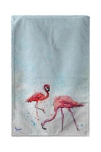 Betsy Drake Funky Flamingos Kitchen Towel - £23.34 GBP