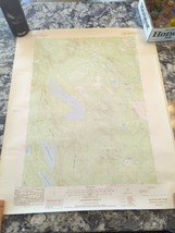 US Department of Interior Geological Survey Map 22&quot; x 26&quot; 1987 Alligator... - $11.88