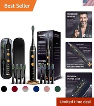 Luxury Whitening Electric Toothbrush with 8 Brush Heads &amp; Smart Timer - ... - $60.00