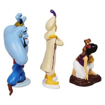 Vintage Disney Aladdin Figures Genie, Prince Ali &amp; Aladdin W Abu - Applause - £12.39 GBP