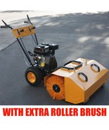 6.5HP Walk Behind Snow Lawn Turf Clean Sweeper w/ Dust Collector &amp; EXTRA... - $2,321.31 CAD