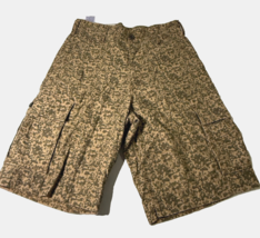 New Levi&#39;s Men&#39;s Camouflage Cotton Cargo Shorts Green Multi Size 30 - $29.69