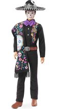 Barbie 2021 Dia De Muertos Ken Doll (12-in) Wearing Embroidered Shirt, S... - $82.56