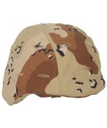 PRE-OWNED CHOCOLATE CHIP 6 COLOR PATTERN GROUND TROOP PARACHUTISTS HELME... - $13.19