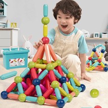 Magnetic Balls and Rods Set Educations Magnetic Building Blocks - £44.60 GBP
