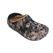 Crocs Classic Lined Slip On Bleach Dye Clog Shoes Mens 4 Womens Size 6 Sandals - £40.09 GBP