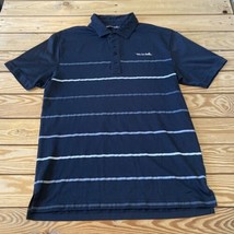 Travis Mathew Men’s Short Sleeve Polo Shirt Size M Black BL - £15.43 GBP