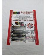 2002 Reaper Miniatures Pro-Paints Advertisement Flyer - €10,39 EUR