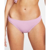 Salt + Cove Juniors Textured Hipster Bikini Bottoms Rib Dusty Violet Purple M - £6.15 GBP