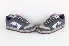 Vintage Nike Air Womens 7.5 Distressed Padded Leather Skateboard Shoes S... - $118.75
