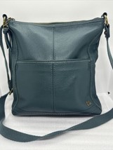 The Sak Iris Crossbody Purse Green Leather Shoulder Bag Adjustable Strap... - £25.57 GBP
