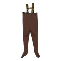 American Camper Brown Neoprene Chest Wader Size Medium w Suspenders, #4057 - £33.11 GBP