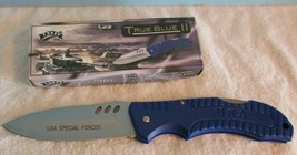 TRUE BLUE 11 Folding Pocket Knife - 4 1/2&quot; CLOSED STAINLESS STEEL -USA S... - $10.80
