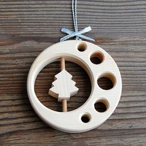 Wooden Spinning Tree Ornament - £21.59 GBP