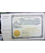 1921 STOCK CERTIFICATE OF COEUR D&#39;ALENE THE DREAM THEATER PRESIDENT N.E.... - €17,01 EUR