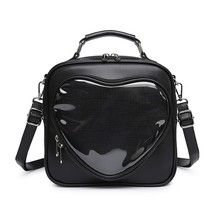 Harajuku JK  Ita Handbag with Clear Pocket Women School Totes Kawaii Shoulder Ba - £57.68 GBP