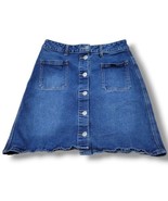 Roebuck &amp; Co. R1893 Skirt Size 8 W26&quot; Waist Denim Skirt Jean Skirt A-Lin... - £23.36 GBP