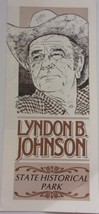 Vintage Lyndon B Johnson State Historical Park Brochure 1987 - £2.24 GBP