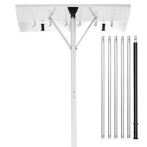VEVOR Snow Roof Rake, 26 in Aluminum Blade, 7.5-20 ft Adjustable Roof Sc... - $47.90