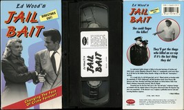 Jail Bait Ed Wood&#39;s Director&#39;s Cut Vhs Dolores Fuller Rhino Video Tested - £6.25 GBP