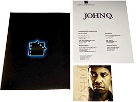 2002 Movie JOHN Q PRESS KIT 10 Photo CD-ROM Production Notes &amp; Folder - £12.58 GBP