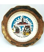 VTG Souvenir Philadelphia Souvenir Plate Crest-O-Gold 22Kt Gold Plated 2... - $18.93 CAD