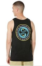 Men&#39;s black T Shirt tank Quiksilver Ocean Mountain size M New - £13.36 GBP