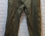 Prana Cargo Pants Mens 32x30  Roll Up CUT HEM Army Green Hiking Outdoors - £11.86 GBP