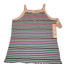 Cat &amp; Jack Multi-Color Striped Girls Size Large (10/12) Tank Top - $107.30 MXN
