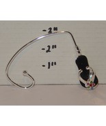 Purse Pocketbook handbag Table Holder Flip flop design Metal - $273.57 MXN