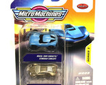 Micro Machines Series 1 Corvette Stingray (#0496) &amp; Bugatti Veyron (#050... - $12.88