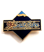 Ski Salt Lake Utah Mountain Script Design Winter Sports Vintage Souvenir... - €11,07 EUR